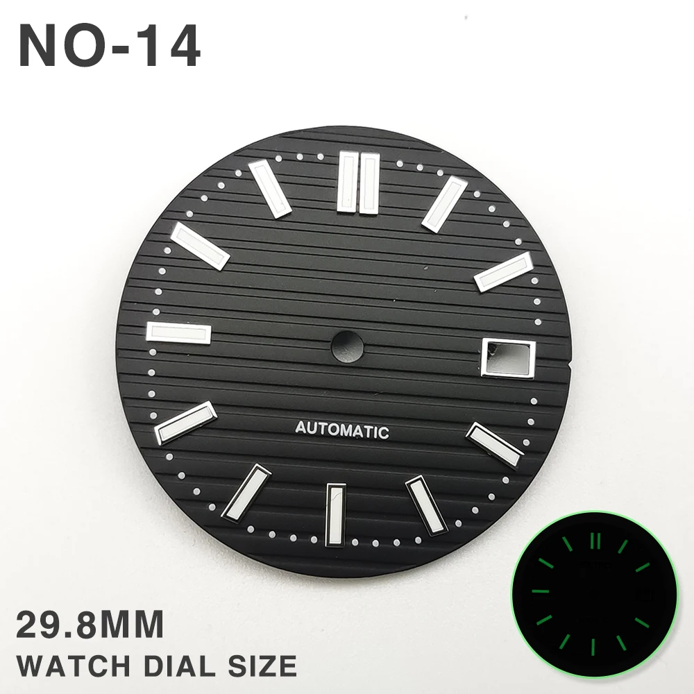 الاتصال الهاتفي مضيئة لاستبدال ساعة نوتيلوس ، أجزاء الساعة ، اكسسوارات الحركة ، إصلاح لوحة ، 2813 ، 8215 ، 2836 ، 29.8 مللي متر #3