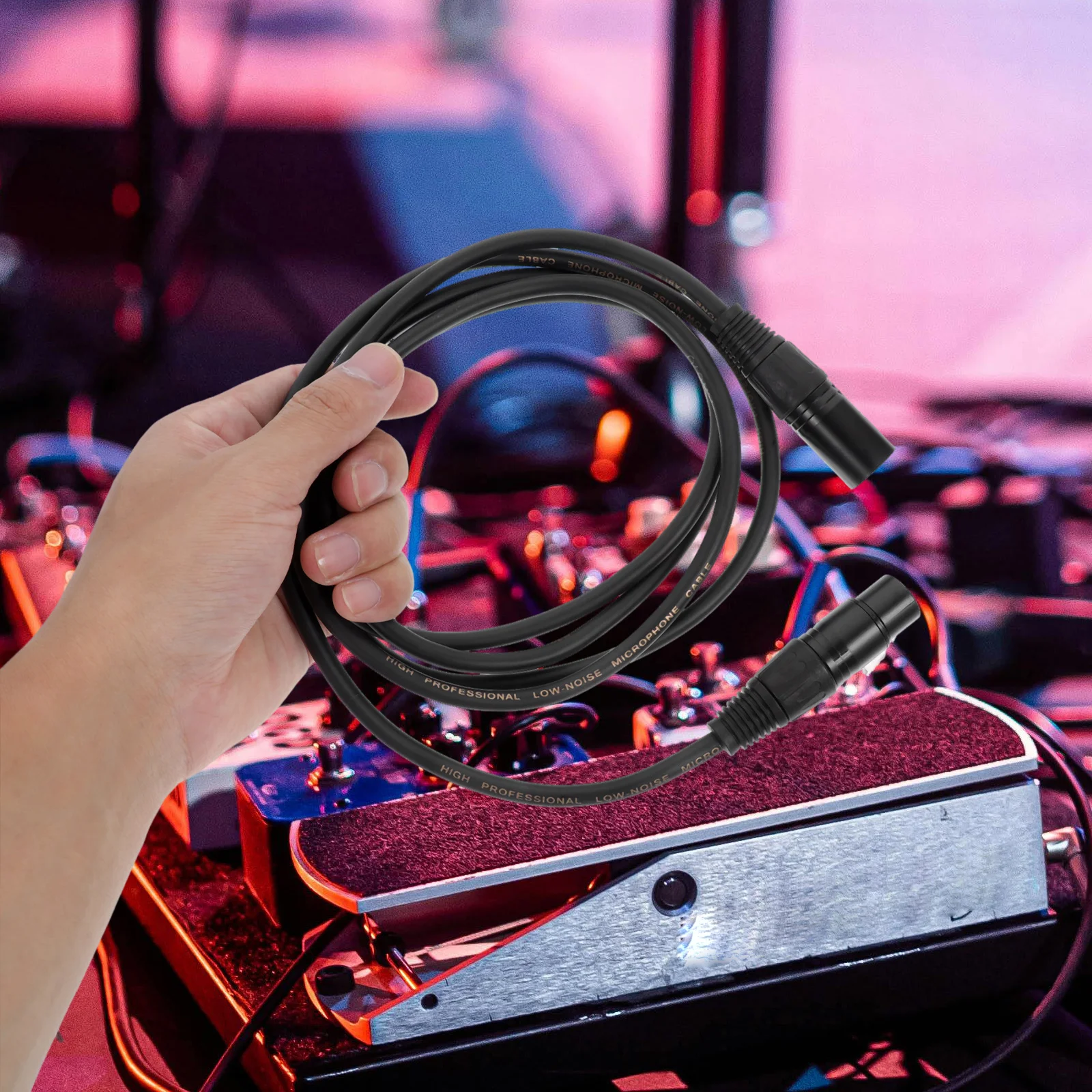 DMX Cable 3-Pin DMX Lighting Cable Moving Head Light Cable Par Light Cable