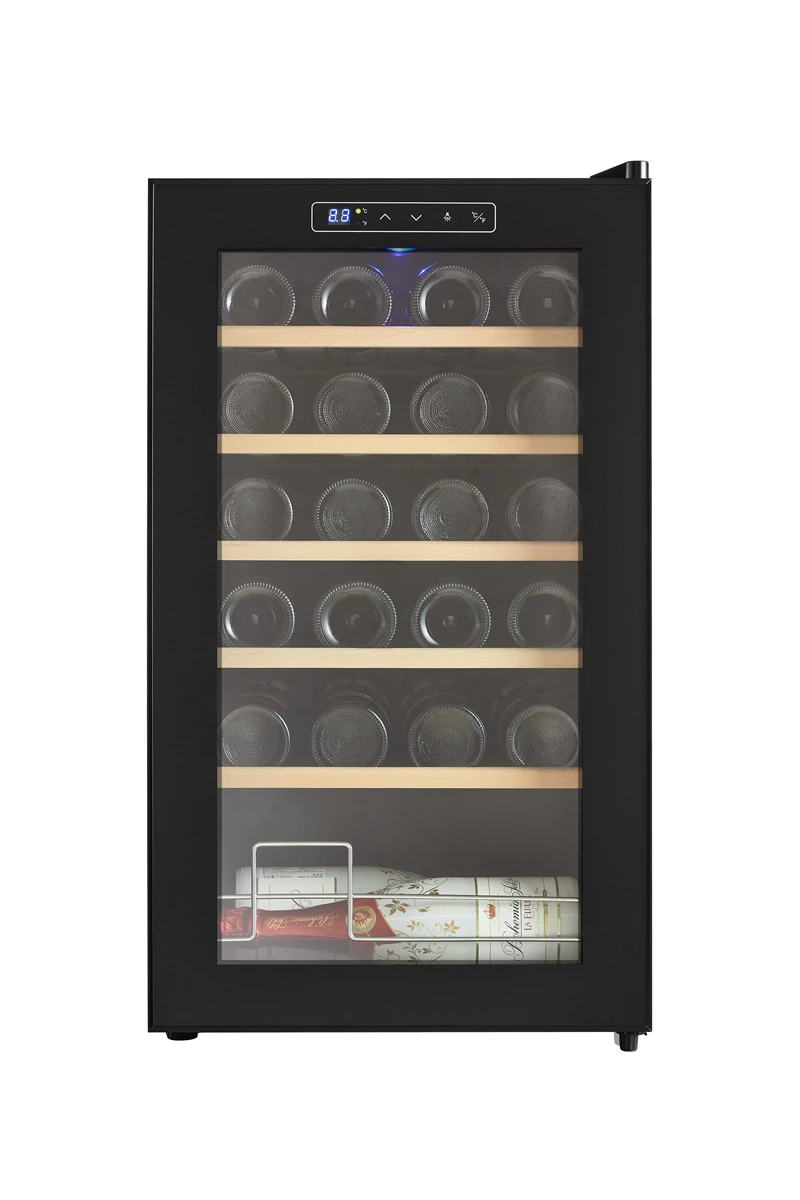 FSE 24 Bottle Wine Fridge Cellar Wine Fridge Stainless Steel Wine Cooler