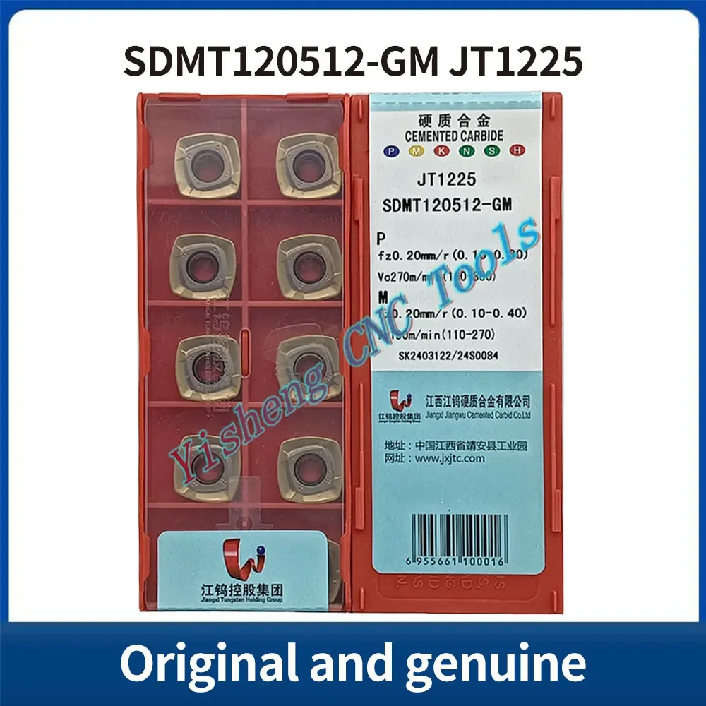

JXTC Cutting Tools SDMT120512-GM SDMT150512-GM SDMT150512-RD JT1260 JT1225 JT1025 Carbide Insert