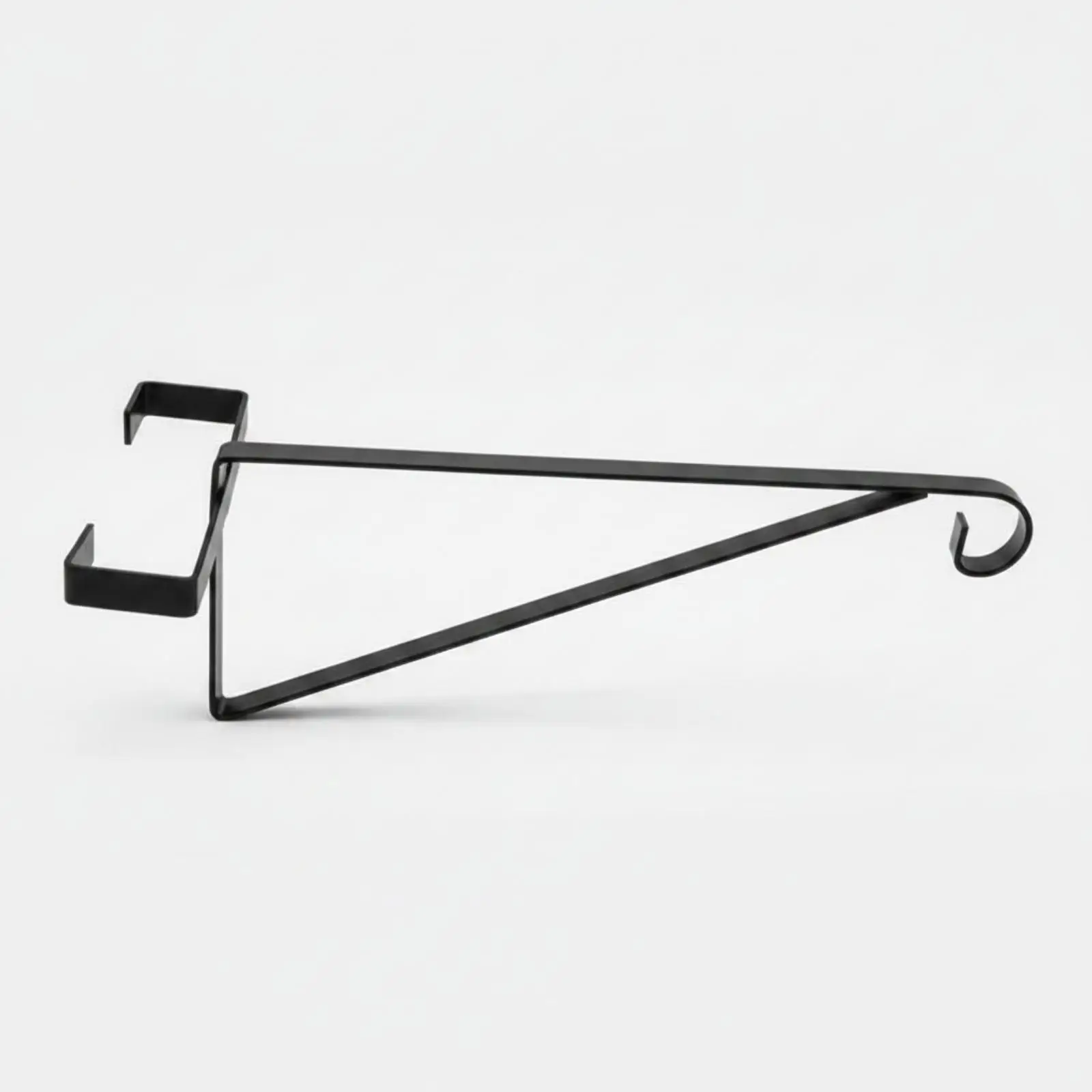 4 Pieces Hanging Basket Bracket Easy to Install Fence Post Hanger No-Tool Hanging Basket Hook for Gardeners, Garden, Patio, Yard