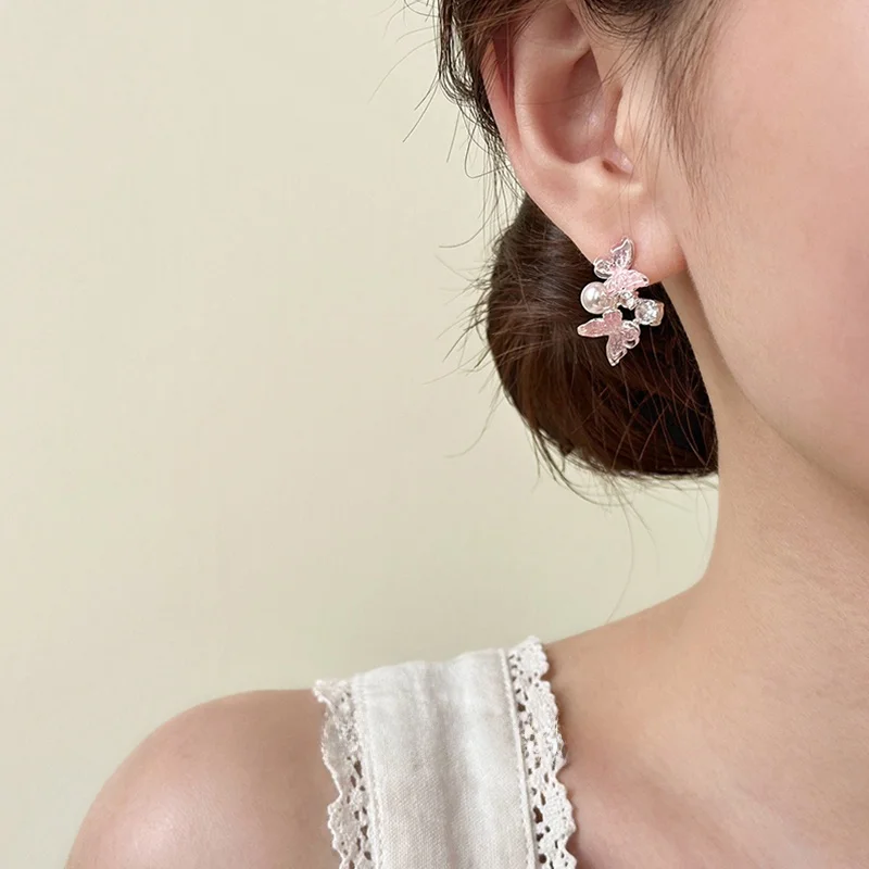 saptefamou-pink-zircon-pearl-earrings-for-women-elegant-unique-high-end-feelings-beautiful-jewelry-accessories