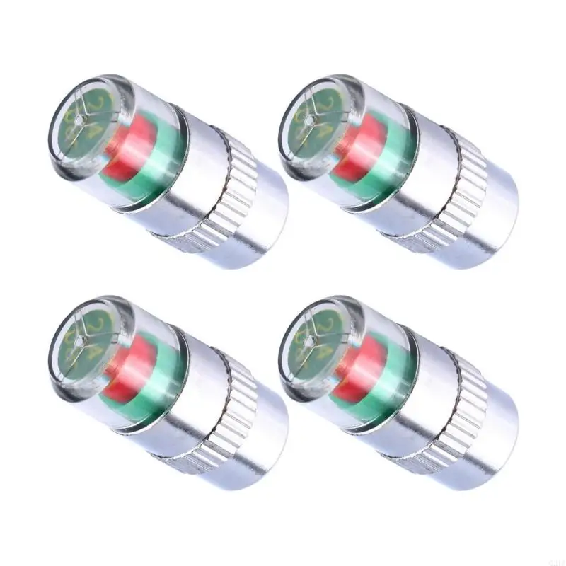 

4 шт. Колпачки для контроля давления в шинах, датчики высокой точности, простой монтаж, коррозионная стойкость, длительный срок