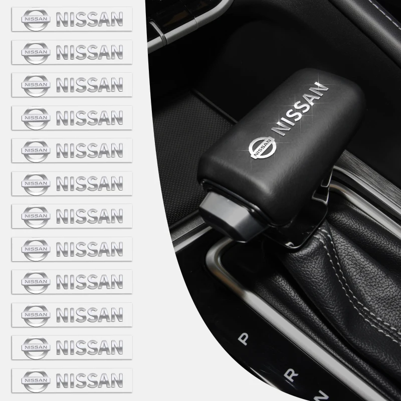 ثلاثية الأبعاد سيارة معدنية ملصقات الديكور الداخلي شارات السيارات التصميم لنيسان مورانو نافارا قاشقاي x-trail Patrol NV200 نيسمو جوك #1