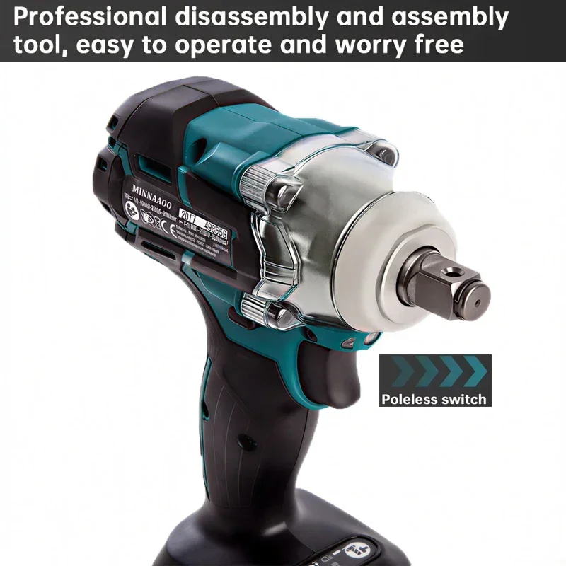 For Makita 18V 6Ah Lithium Battery Rechargeable Power Tool Battery for DIY Drill Driver Grinder Equipment Compatible with DTW285