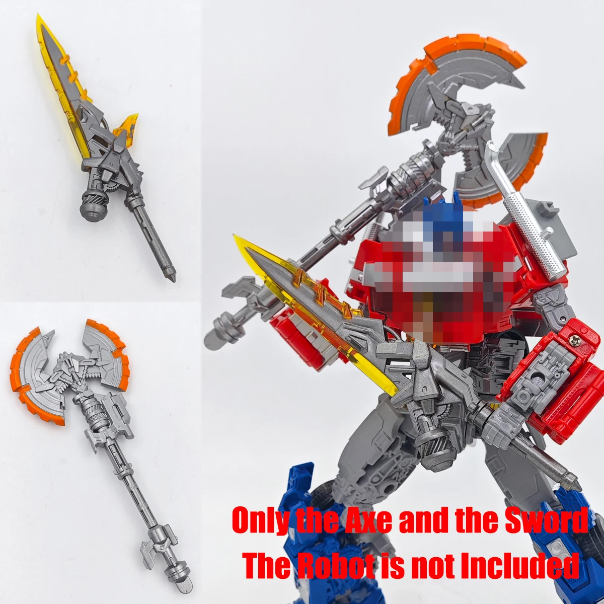 

Battle Axe Great sword Upgrade Kit for SS102 Op Commander WFC MG Universal Figure Toy Accessories