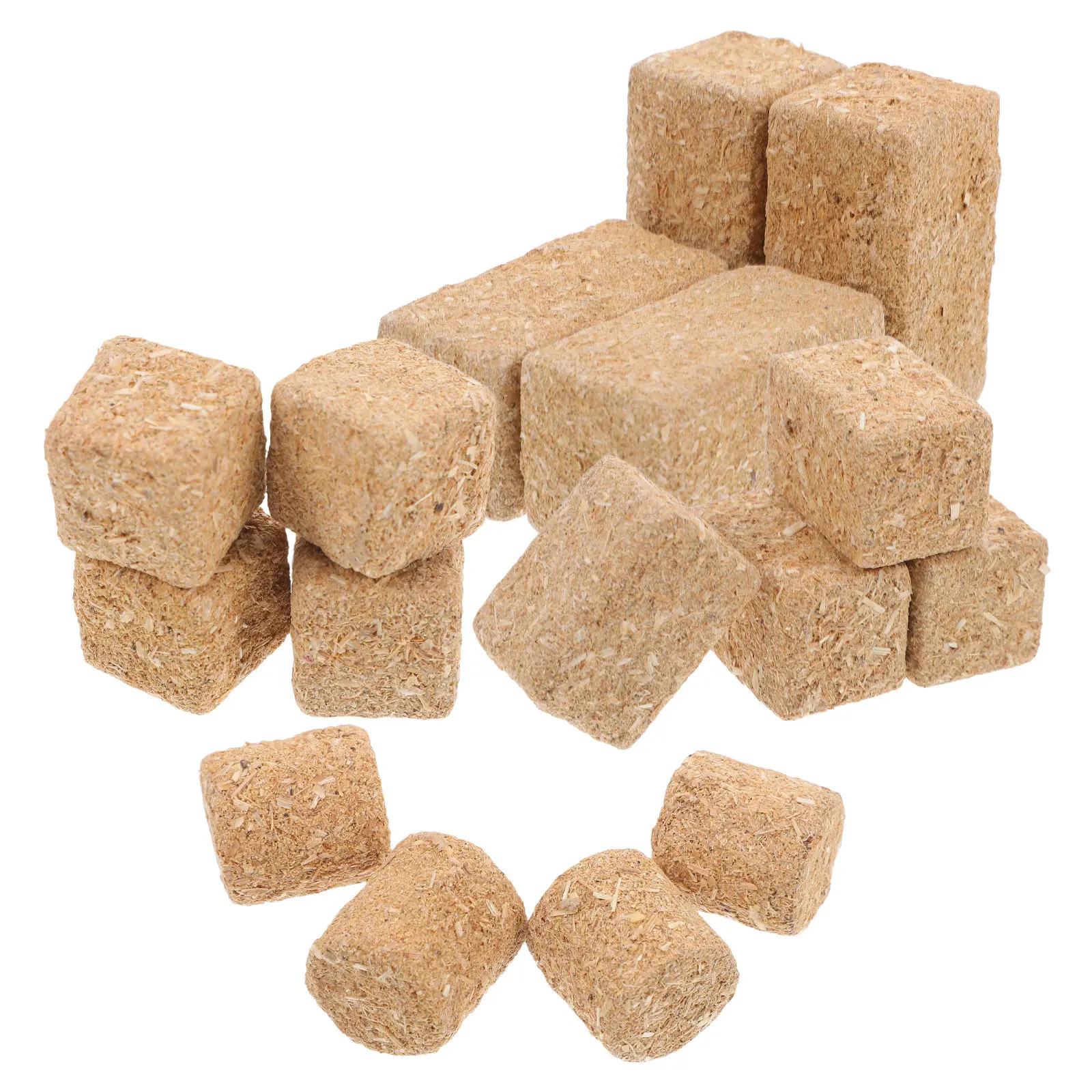 

4 набора миниатюрных декоративных стогов сена с высокой детализацией для создания фермерских сцен, солома для украшения деревенских тематических ландшафтов