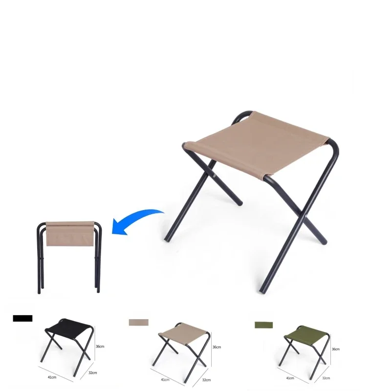 Outdoor Folding Stool Portable Camping Fishing Stool Ultralight Foldable Fishing Bench Camping Chair New