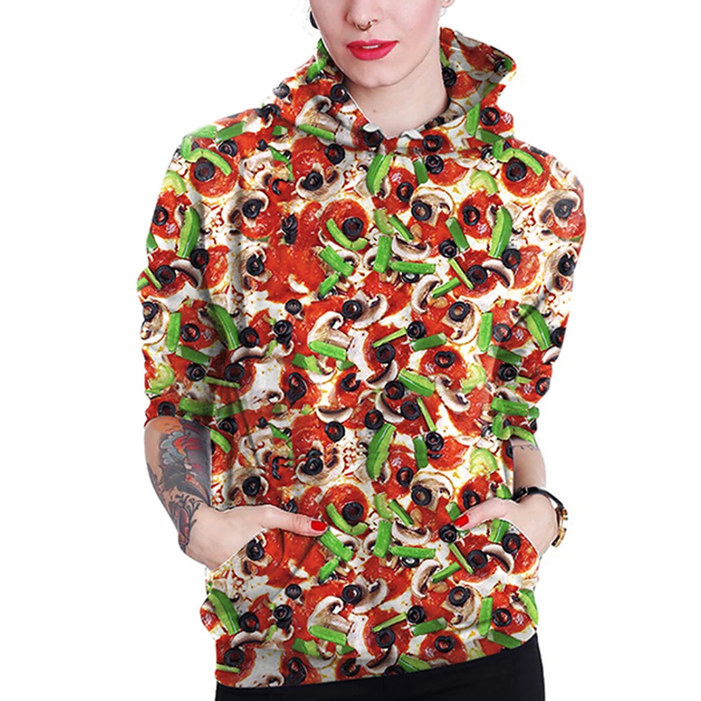 Colorful Clothing Loose 3d Print Hoodie Women Fashion Oversized Hoodies Sweatshirt Personalized Sweats Female Coat Pullover