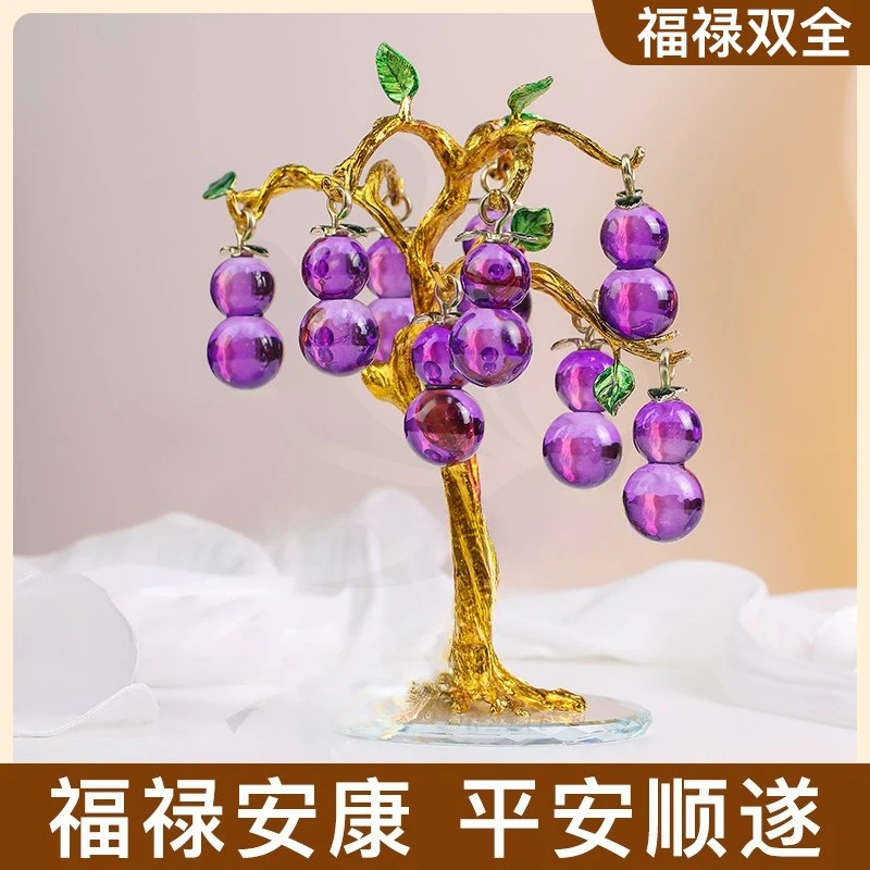 Everything Goes Well, Enamel Persimmon Tree Ornaments Are Exquisite, Living Room Entrance Decoration Cabinets Are Housewarming
