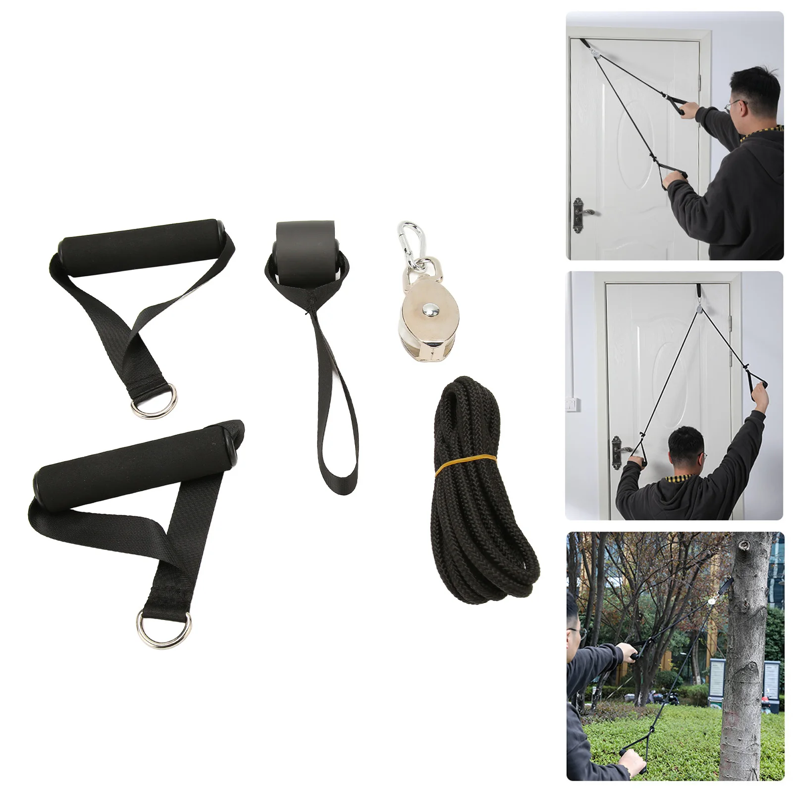 Shoulder Pulley Overdoor Shoulder Exercise Pulley for Assisting Rehabilitation Physical Therapy for Hemiplegia Stroke