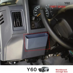 Storage Organization Accessories For Nissan Patrol Y60 Storage Box Center Console Workbench Y60 Interior