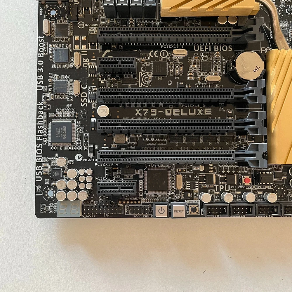 Tested and shipped Motherboard X79- DELUXE