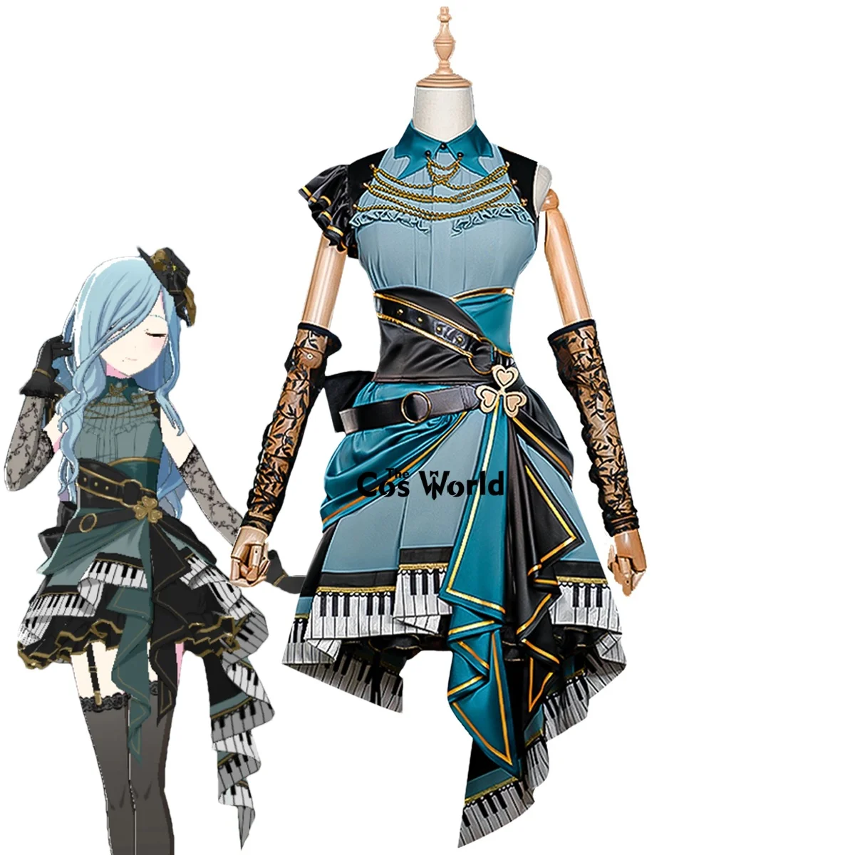 PJSK Project Sekai الفذ الاسترخاء مع Manjus رائعة المعبود هينوموري شيزوكو ملابس تخصيص أزياء أنيمي التأثيرية #1