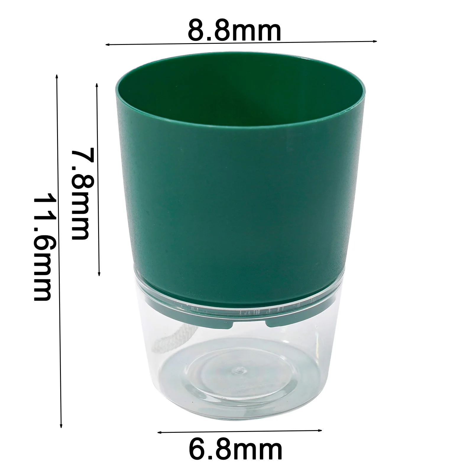 for Brand New Plant Pot Basket 1PC 8.8cm X 6.8cm X 11.6cm Plant Pot Small Flowerpot African Double Layer  for Brand