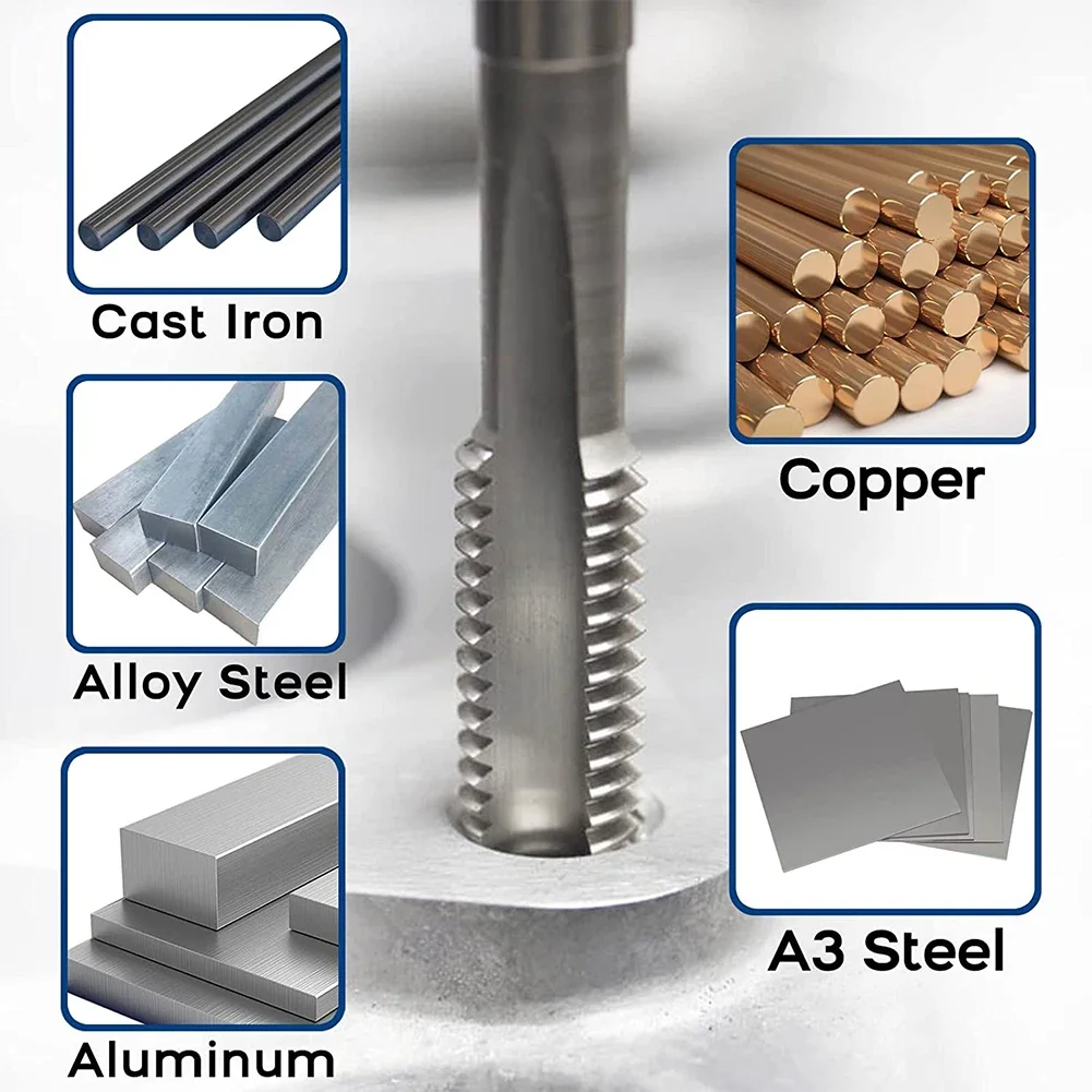 Durbale 12-32 UNEF Tap 12-32 UNEF Matrijs 12-32 UNEF Aluminium Gietijzer Ijzer Rechterhand UNEF Tap Sterven Voor Snuitwerk