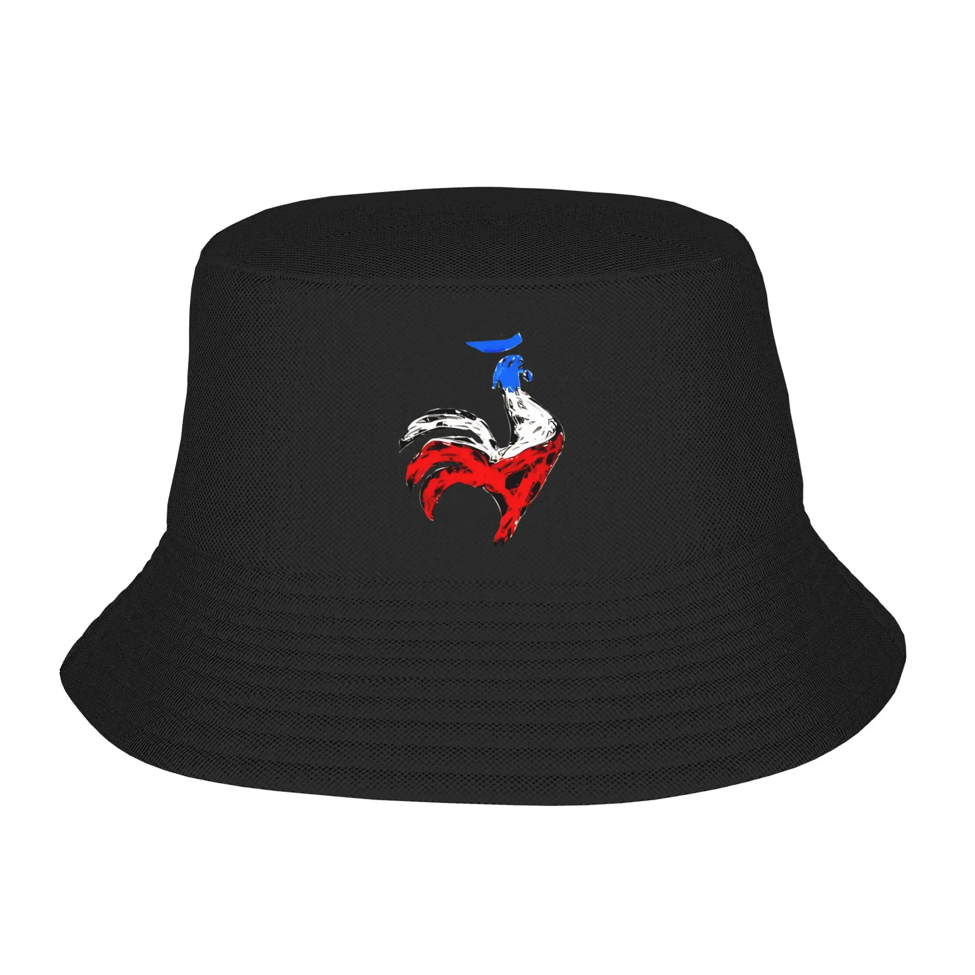 Unisex Moaning Rooster  Design Bucket Hat  Portable Fisherman Hats Spring Casual Travel Hiking Caps Harajuku Graphic Sun Hat