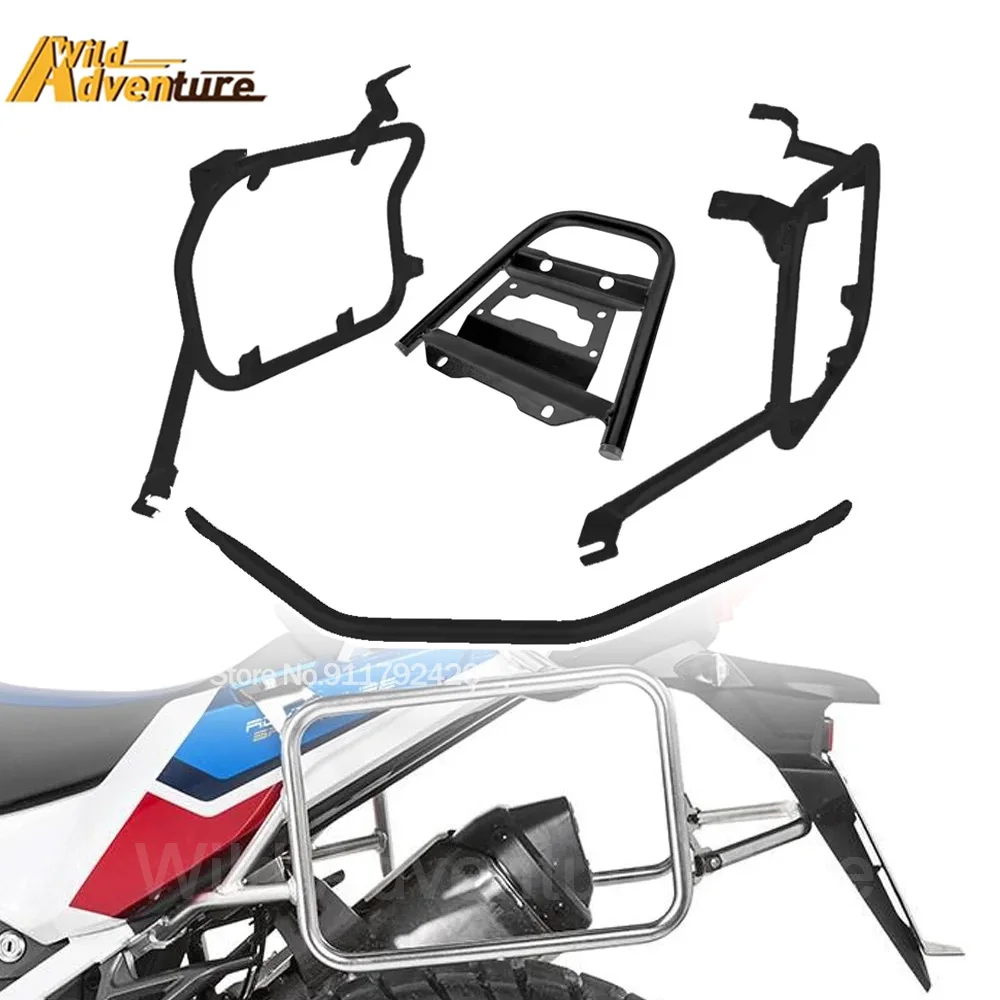 

For Honda CRF1100L Africa Twin Adventure Sport Stainless Steel Luggage Box Bracket Pannier Frame Top Case Rack Toolbox Holder