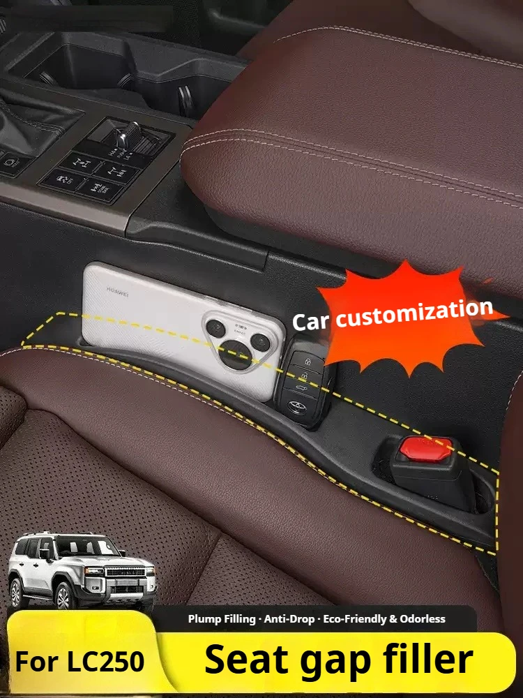 

For 24 Toyota Land Cruiser250 Prado LC250 Car Interior Seat Gap Filling Strip Seat Side Leak Proof Strip Modification Auto Parts
