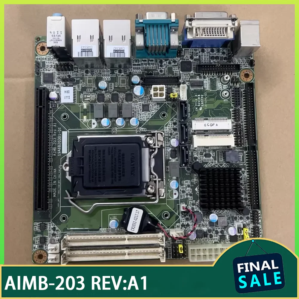 Dual-network card industrial computer motherboard AIMB-203G2 AIMB-203 REV:A1