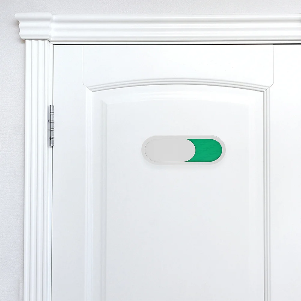 

2 pcs Acrylic Toilet Sign In Use Available Indicator For Office Hotel Restroom Door Privacy Occupancy Marker Slider Vacant Not