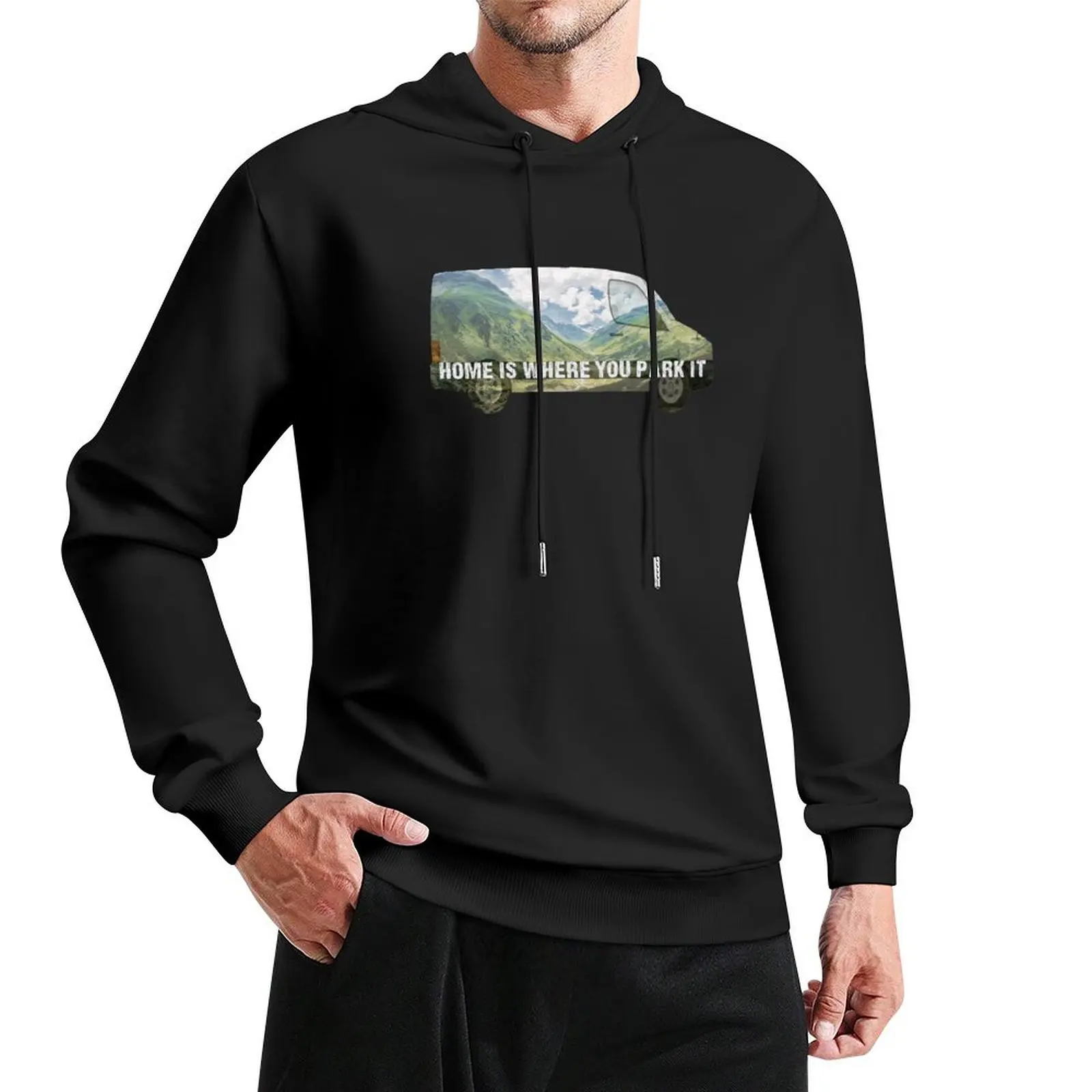 Home Is Where You Park It Pullover Hoodie autumn new products men's sweat-shirt new in hoodies & sweat-shirt