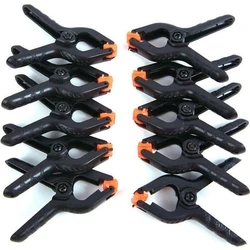 Abrazaderas ajustables de nailon de plástico para carpintería, herramienta de trabajo de madera, Clip de resorte, abrazaderas de carpintería, Outillage, Menuiserie, 2 pulgadas, paquete de 10