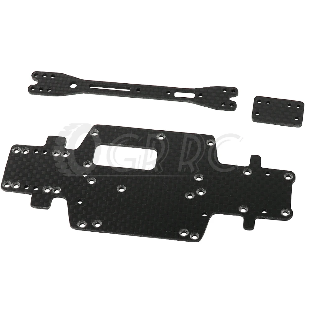 Support de batterie de moteur de plaque de base en fibre de carbone, pièces de voiture RC, mise à niveau en métal, WLtoys 284131, K969, K979, K989, K30/10/2018, P929, P939