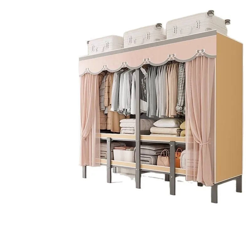 

Installation-free folding wardrobe, simple cloth wardrobe in household bedroom