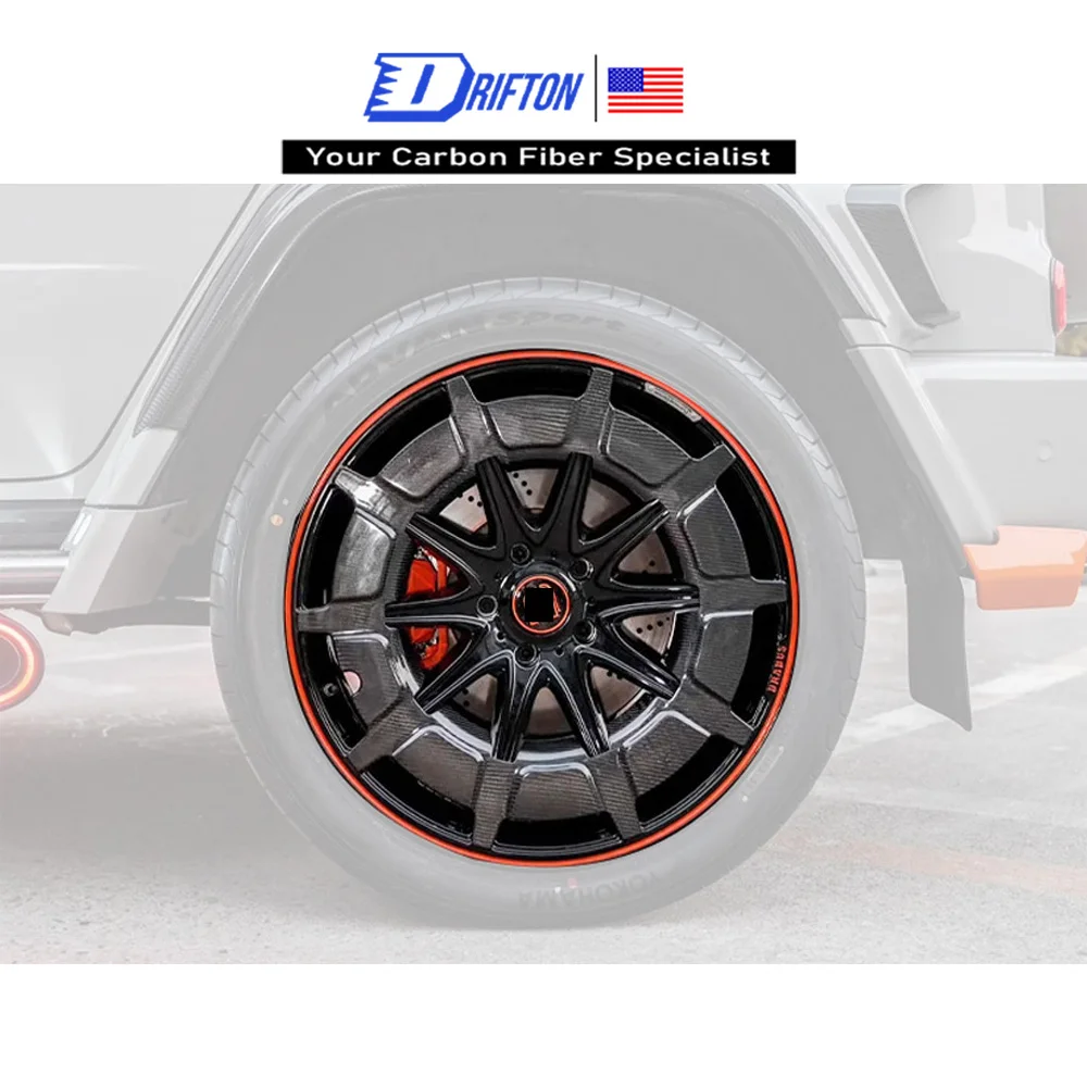 

Rocket Style Dry Carbon Fiber Aluminum Alloy Forged Wheels for Mercedes Benz G Wagon W464 G900 20 21 22 23 24 Inch Rims