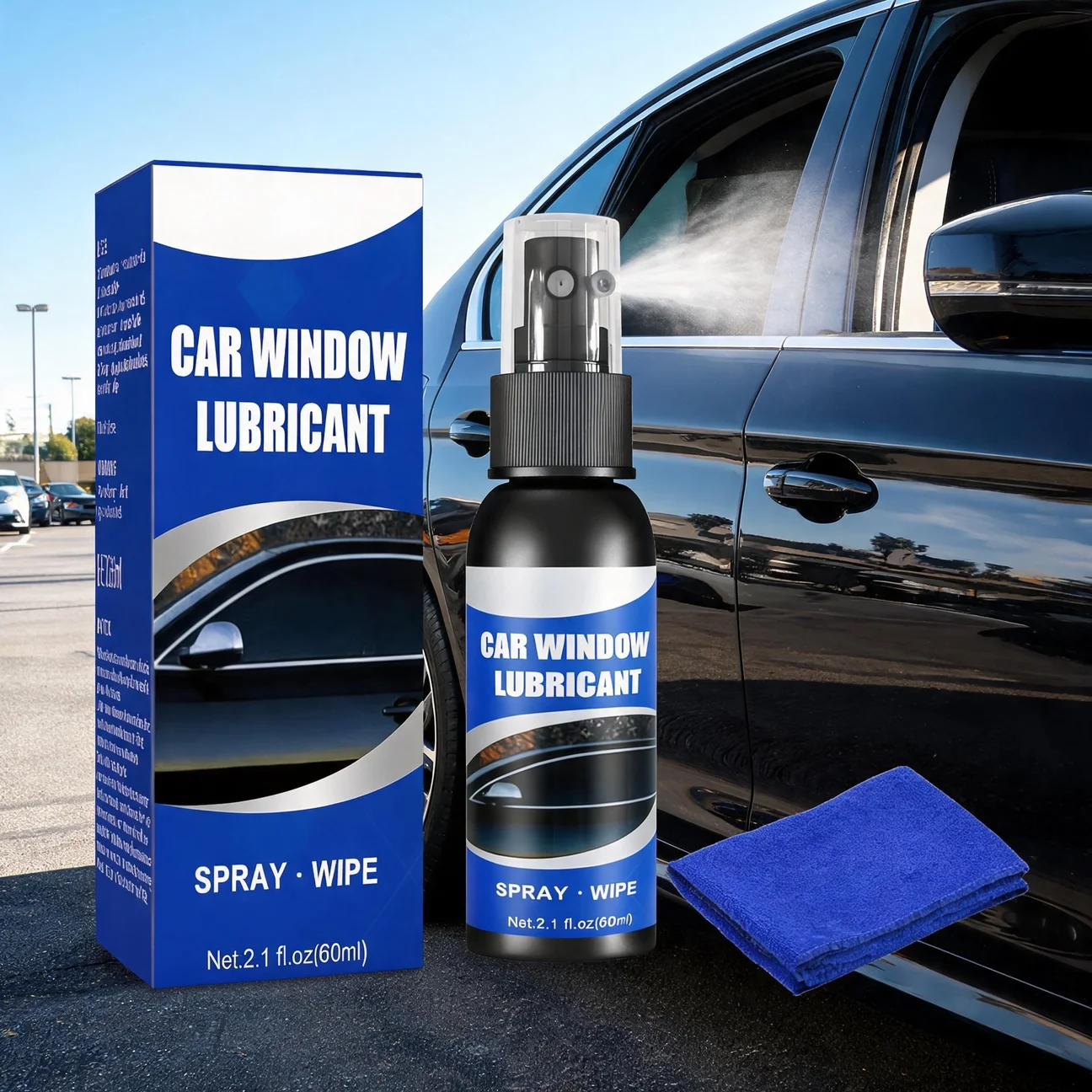 1-5Pcs 60ml Window Lubricant Rubber Door Rubber Strip Universal Car Softening Maintenance Car Products Eliminates Noise