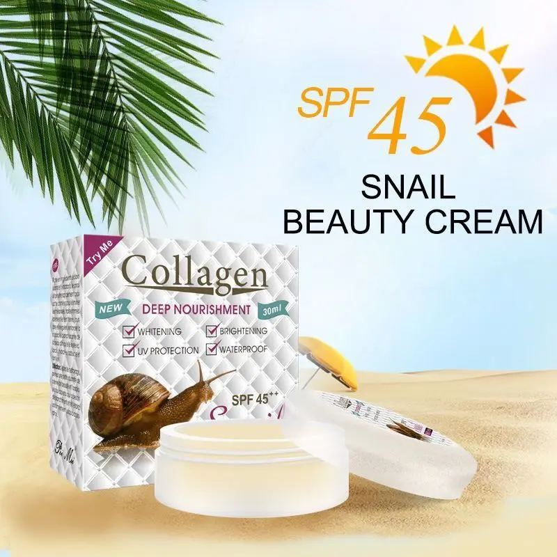 Snail Extract Collagen Pearl Luxury Face Cream Anti Dry Hydrating  Anti Fine Lines Moist Gel  Anti Aging Daily Skin Care