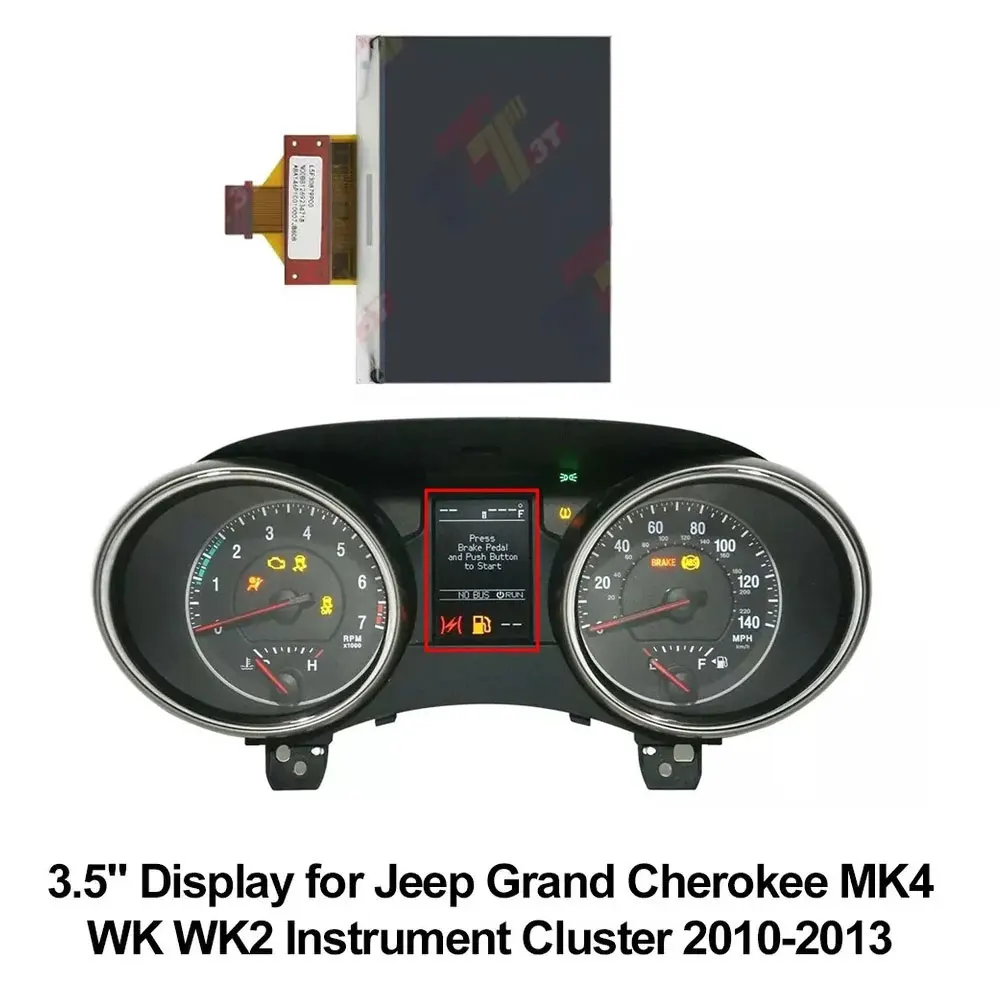 

3.5" Display for Jeep Grand Cherokee MK4 WK WK2 Instrument Cluster