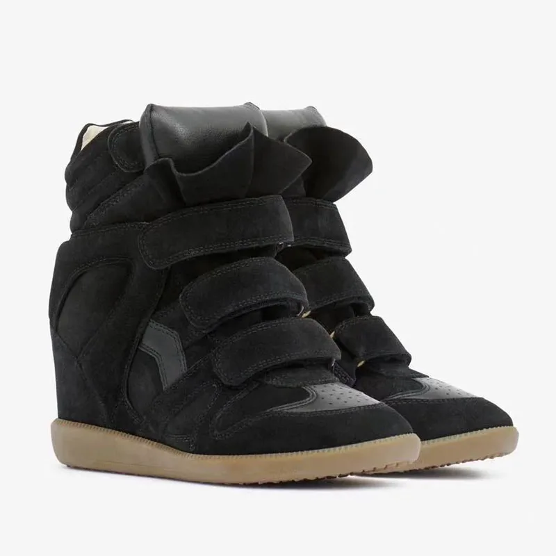 أحذية رياضية مسطحة للسيدات من جلد الغزال للخريف والشتاء من الجلد الطبيعي برباط علوي كاجوال عصرية ومتعددة الاستخدامات مقاس كبير #4