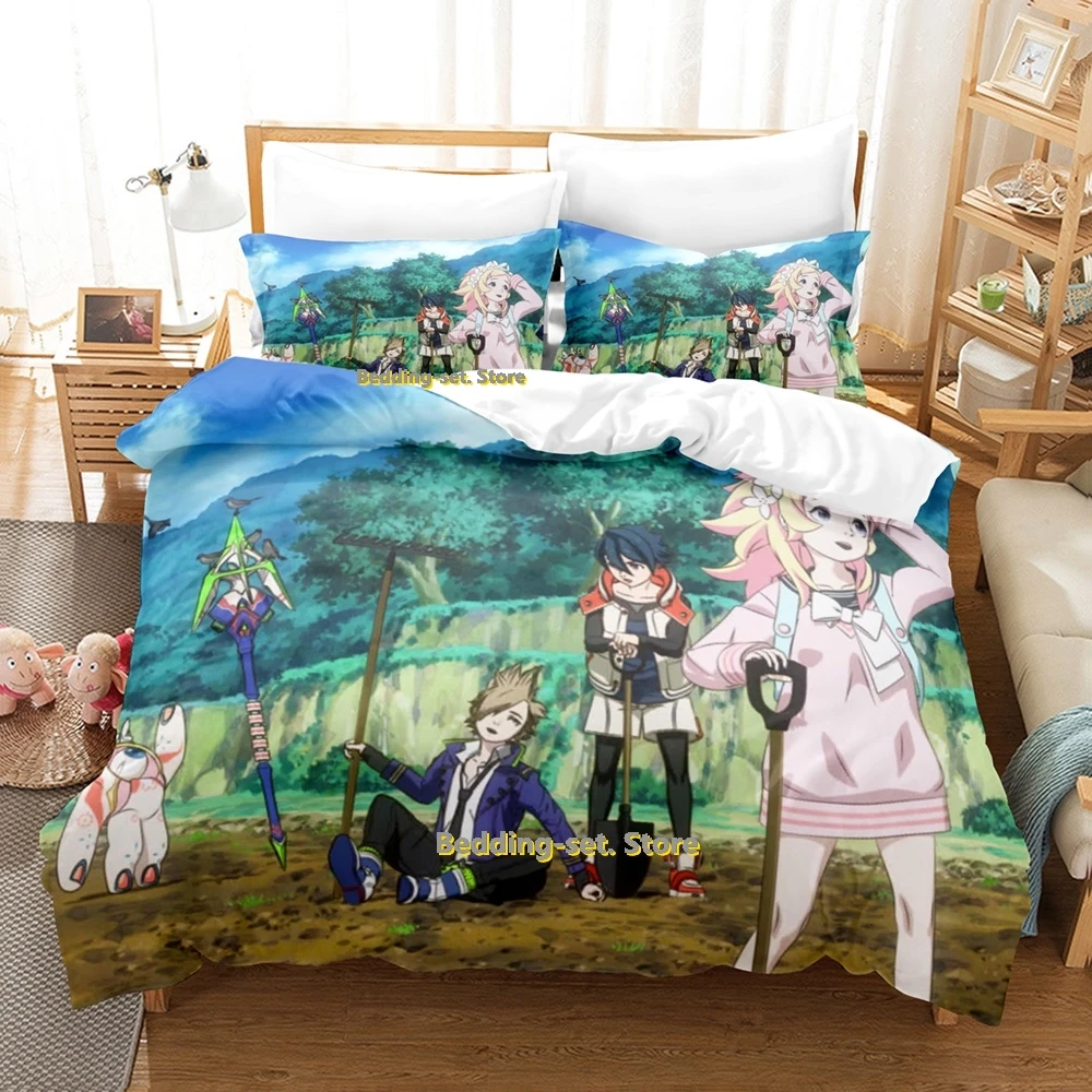 

BBKBRNK Bedding Set Single Twin Full Queen King Size Bed Set Adult Kid Bedroom Duvetcover Sets 3D Print Anime Bed Sheet Set