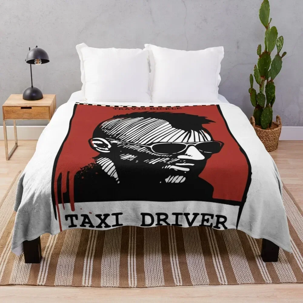 

Taxi Driver-Travis Bickle Throw Blanket Sofas Soft Plaid Blankets