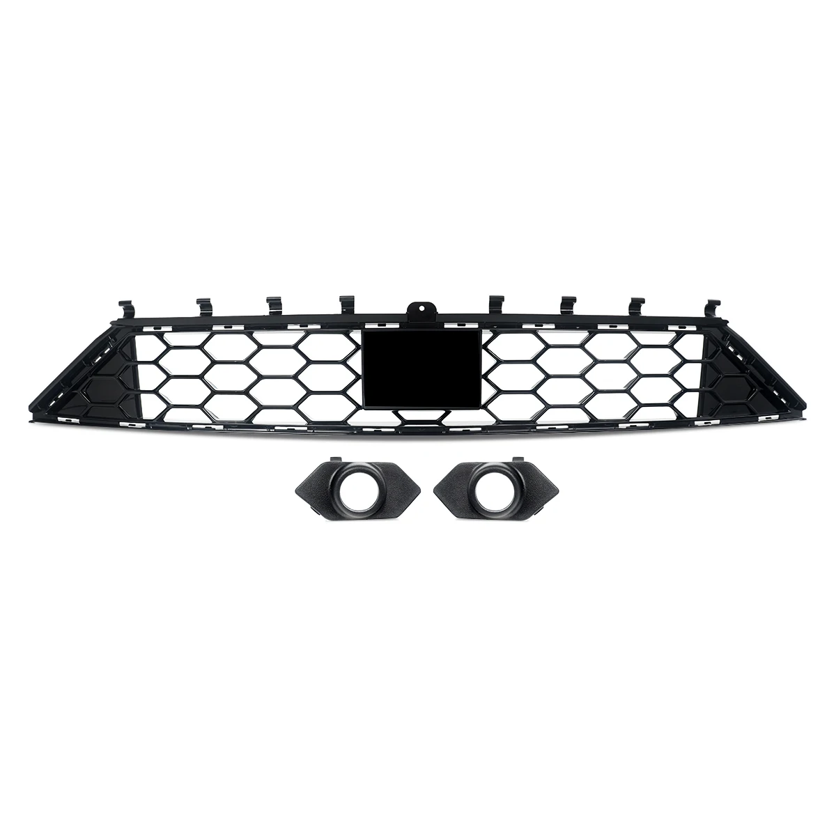 Pour Ford Focus mk4 ST et ST-LINE Hatchback 2018~2022, grille inférieure avant du pare-chocs, grille centrale nid d'abeille pour Hatchback et Estate, noire