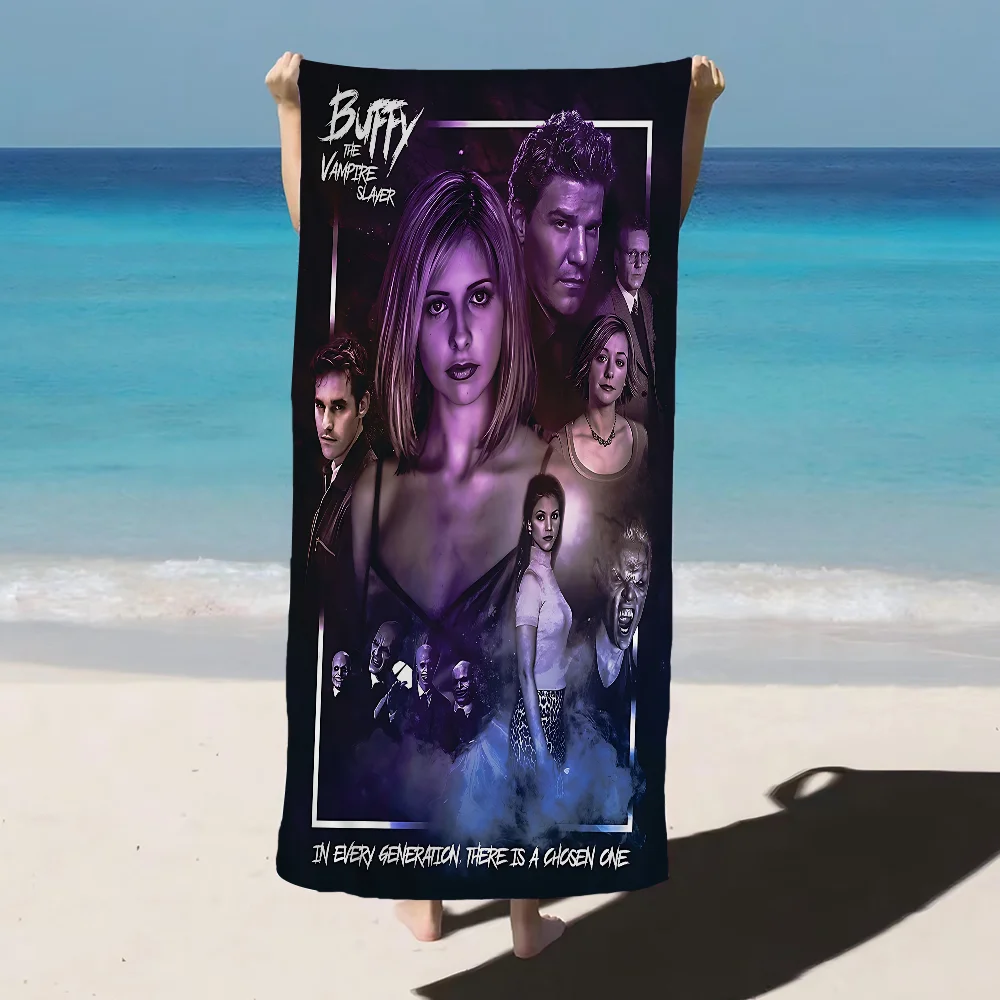 Buffy The Vampire Slayer Movie Beach Towel Colorful Bath Tow