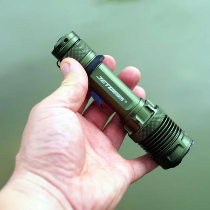 High Performance Tactical Flashlight 3700LM Rechargeable Torch by 21700 Battery for Hiking,Camping,Self Defense