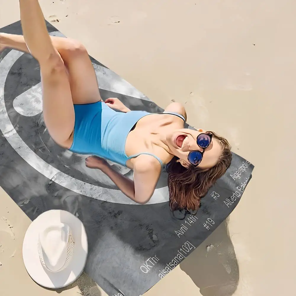 Pop Band A_Aphex T_Twin Microfiber Blanket Quick Drying Beach Towels Oversized Printing Super Absorbent Pool Towel Blanket