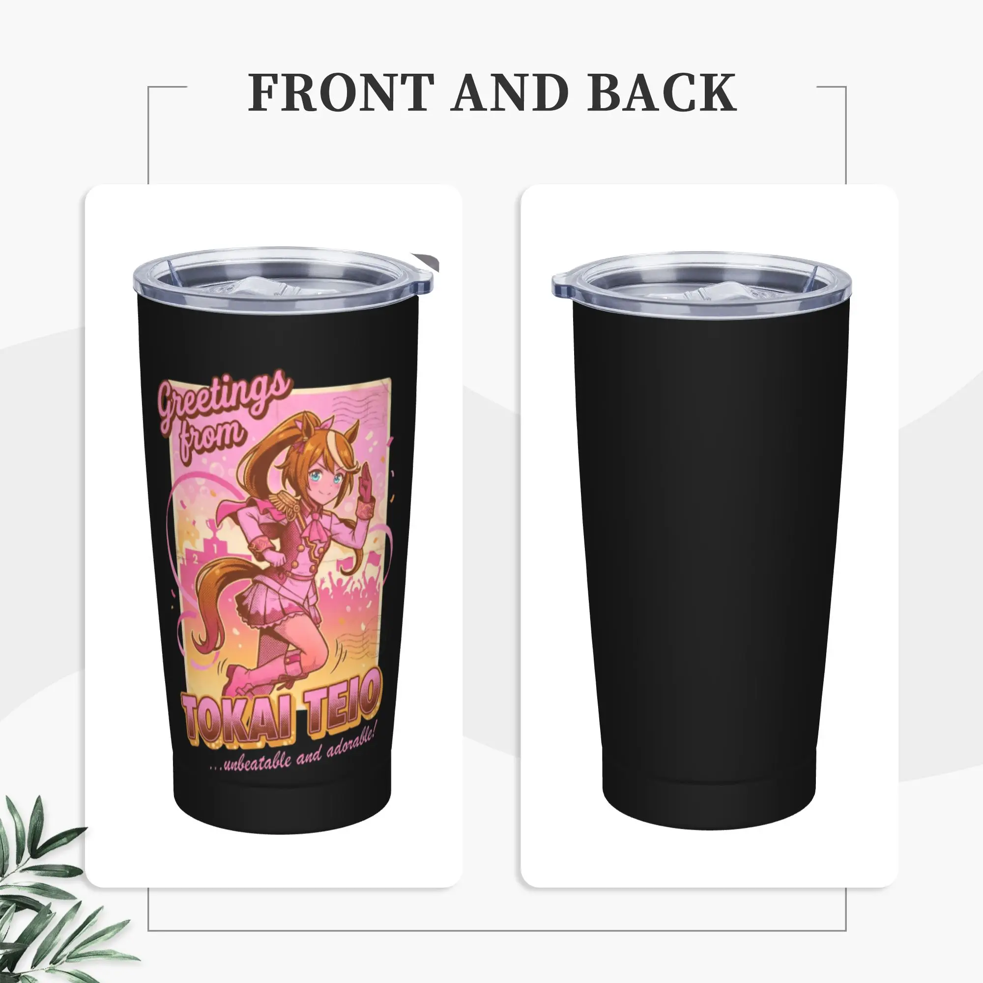 Stainless Steel Tumbler Tokai Umamusume Tracen Academy Horse Coffee Mug  Insulated Hot Drinks Car Mugs Travelist Water Bottle