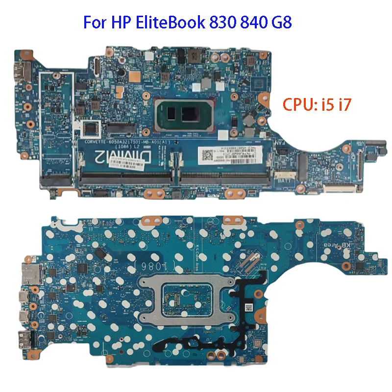 M36404-601 For HP Elitebook 830 G8 840 G8 Laptop Motherboards with CPU Processors i5-1145G7 i7-1185 M36403-601 6050A3217501