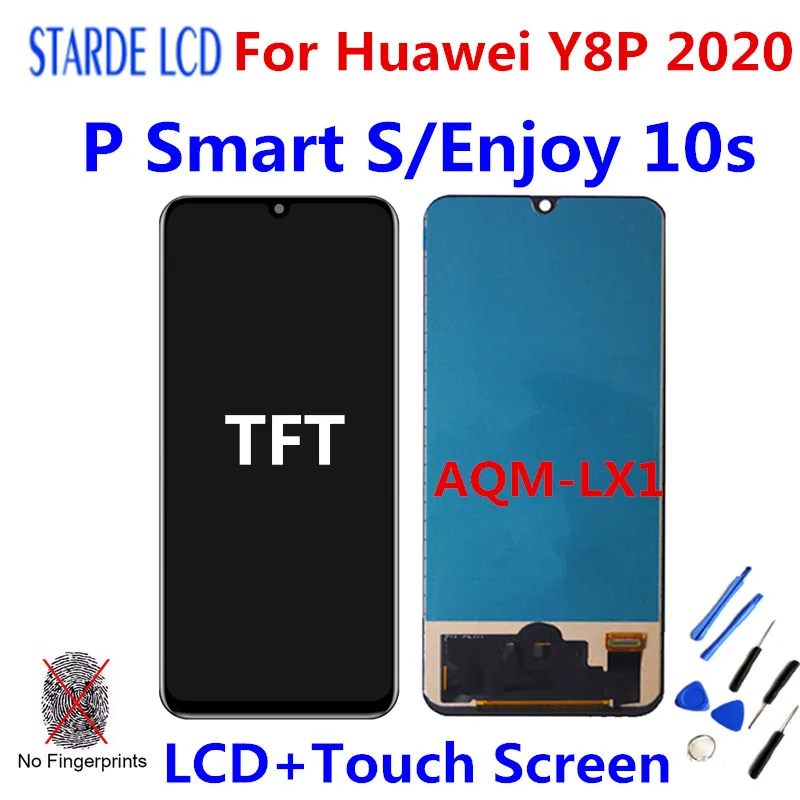 

New TFT For Huawei Y8P 2020 LCD Display Touch Screen For Huawei Enjoy 10s AQM-AL00 P Smart S AQM-LX1 LCD Display Assembly