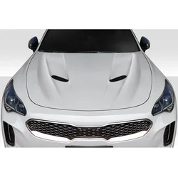 carbon fiber double vented hood for Kia stinger carbon bonnet perfect fitment guaranteed