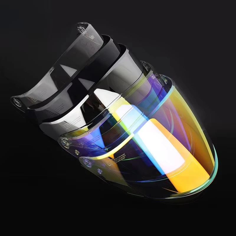 For SM523 Casque Moto Motorcycle Helmet Visor Anti-UV PC Visor Lens Model Clear Smoke Dark Replacement Visor Visera Casco Moto