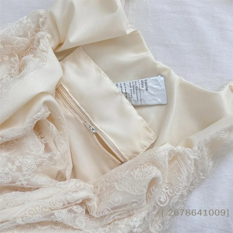 ⚑Handmade Embroidered Lace Op Bag European Organza Handbag Retro New Chinese Sle Cotton Cloth Bag Tote Bag For Casual Use view 4