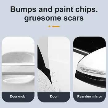 8 szt./zestaw naklejek ochronnych na klamkę drzwi samochodowych, chroniących przed zarysowaniami, naklejki samochodowe, pasek ochronny na klamkę samochodową 6 best sales pasek na drzwi samochodu - №3
