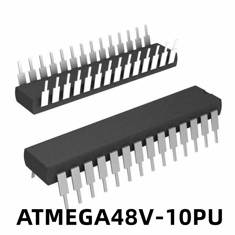 1PCS New Direct-plug ATMEGA48V-10PU ATMEGA48V AVR SCM DIP-288 Bit MCU 4K Flash Memory