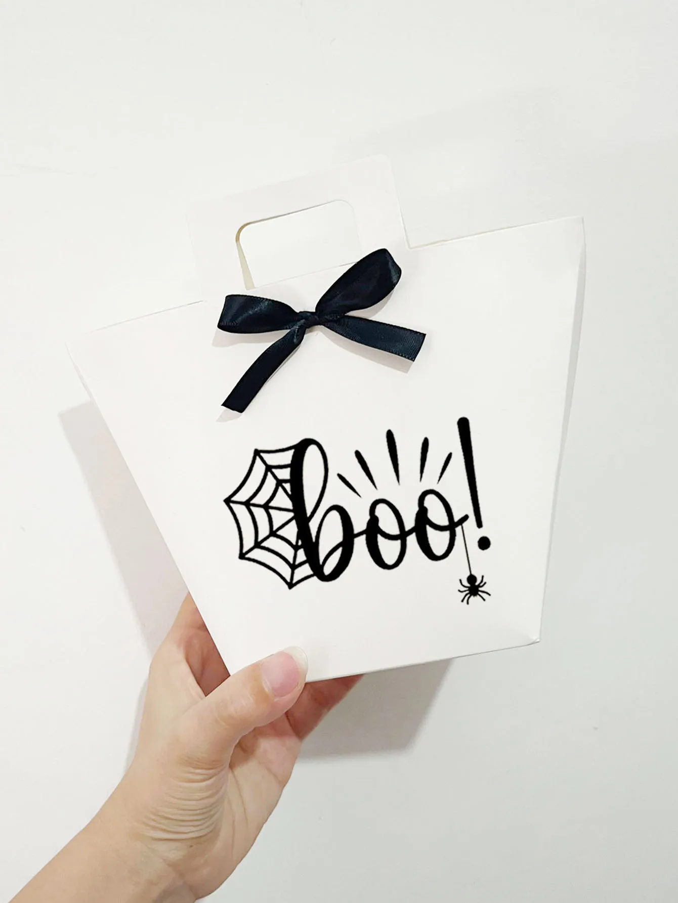 50/20/10opcs Halloween Candy Box spider Cookie Creative Favor GiftCake Packaging Box Happy Halloween Party Decoration ﻿