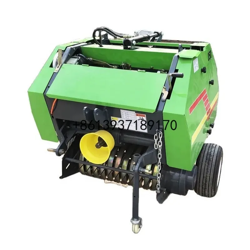 Agricultural Machinery Tractor Implements Baler Hay Baler Automatic Straw Grass Baling Machine for Farm Wheat Rice Straw Packing